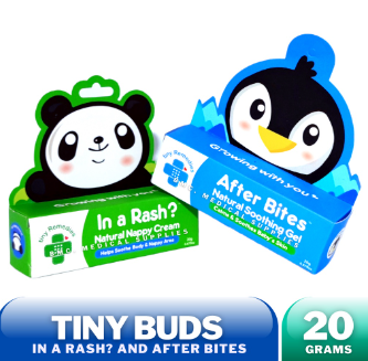 Tiny Buds After Bites and In a Rash Soothing Gel and Cream (20g)