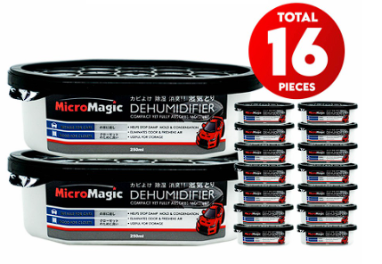 16pcs Micromagic Dehumidifier 250ml