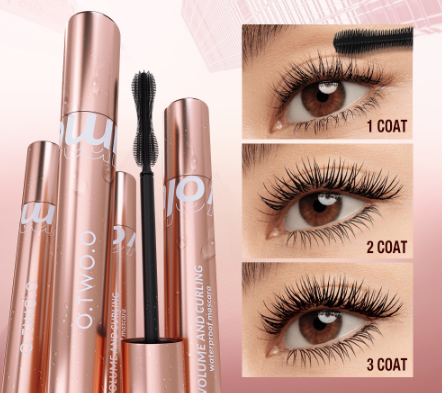O.TWO.O Mascara Waterproof Long Lasting 36H Volume Curling Smudge-proof long lash Easy to Wear Eye Makeup