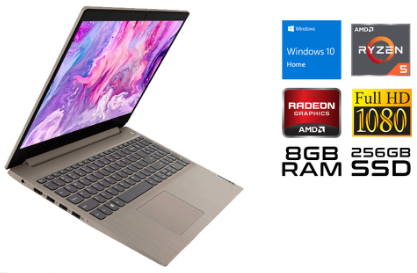 Lenovo Ideapad 3 15.6" AMD Ryzen 5 5500U, 8GB RAM, 256GB