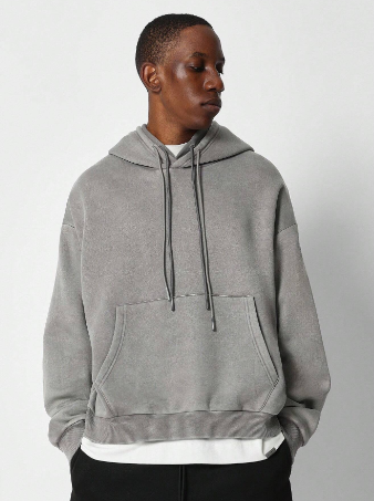 SUMWON Overhead Washed Double Layered Hoodie