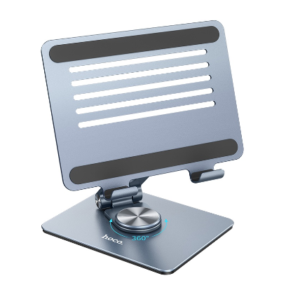 HOCO PH52 Tablet Stand Holder 360 Rotating For iPad Metal Adjustable Desk Phone Tablet Holder Suitable for 7-12.9 inch Tablet