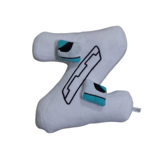 26 Alphabet Legend Plush Toy 0-10 Number Pillow Building Block Doll Children Birthday Party Gift Z