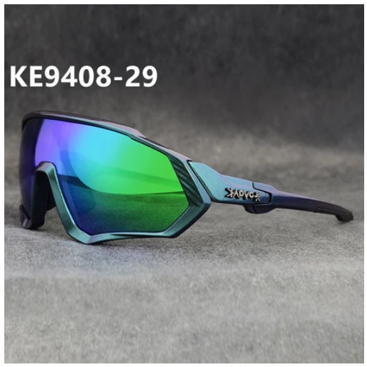 Kapvoe Cycling Glasses Outdoor Sports Shade Goggles UV400 Bicycle Bike Sunglasses Fashion Polarized Glasses KG15