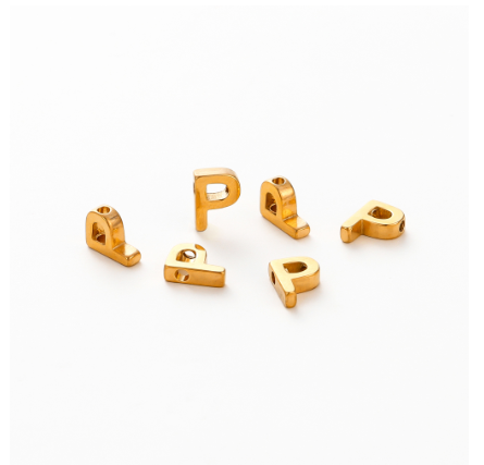 St.K unkka 316L Stainless Steel Initial Name Pendant Necklace Alphabet A-Z 26 Letter Fashion Necklace P