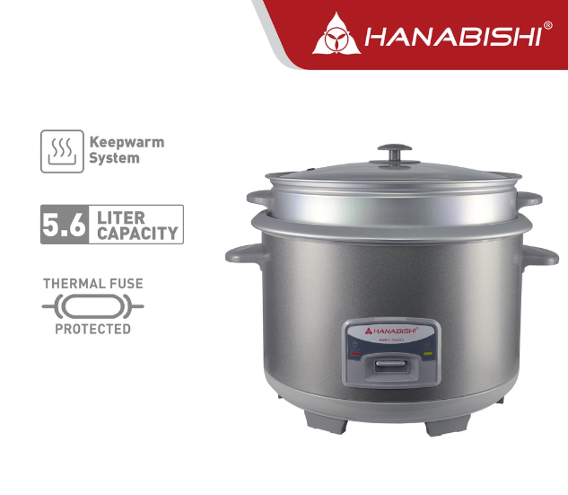 Hanabishi Rice Cooker HHRC56GSS 5.6L 30 cups