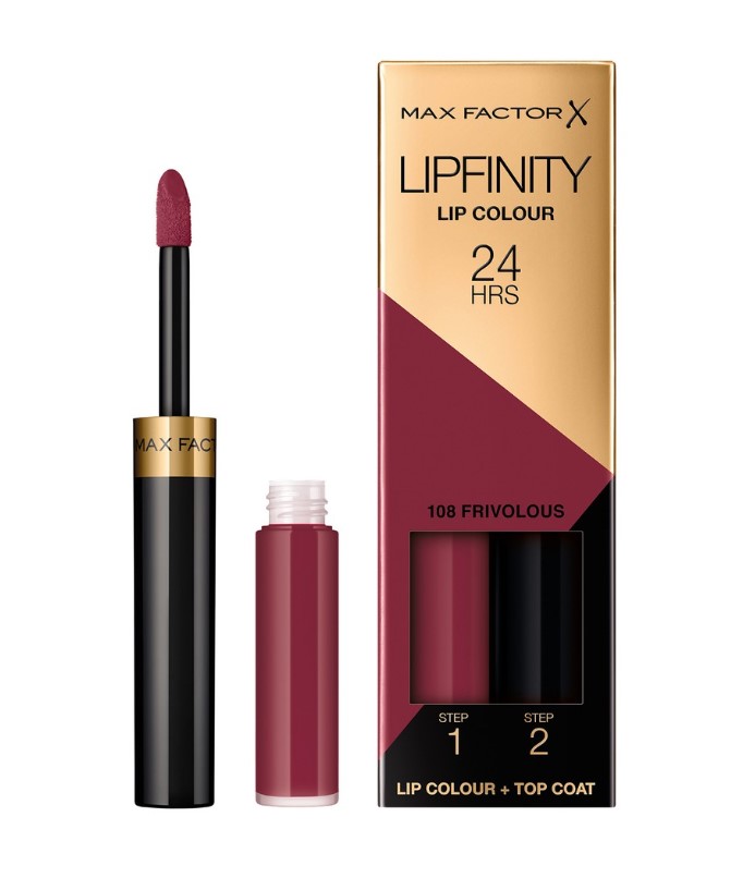 Max Factor Lipfinity 2 Step Long Lasting Lipstick  Number108 Frivolous 4.2G