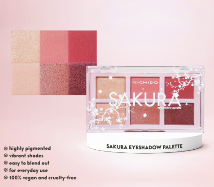 Nichido Sakura Eyeshadow Palette
