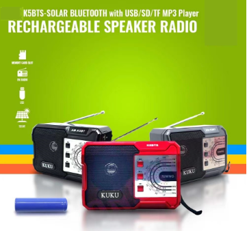 Solar Bluetooth AM/FM/SW 4 band Radio FP-255BT with USB/TF music player and LED flashlight