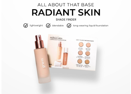 GRWM Cosmetics Shade Finder - Radiant Skin Foundation