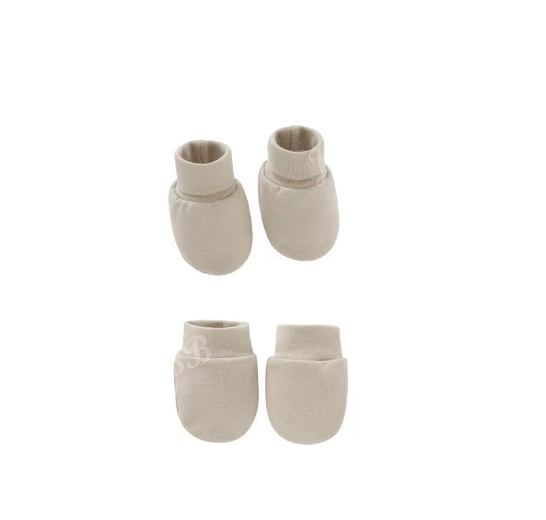 Baby Mittens and Booties Set Newborn Infant Cotton Mitten Set M14