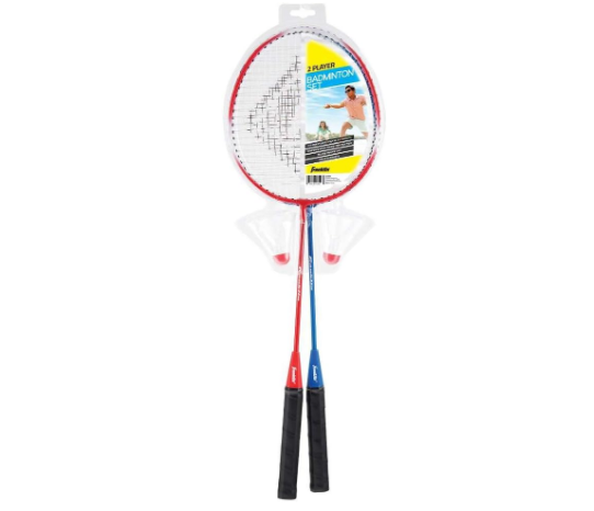 Franklin Sports Badminton Racket + Birdie Set - Replacement Badminton Equipment for Kids + Adults - 2 Player - 4 Player Badminton Racket Sets