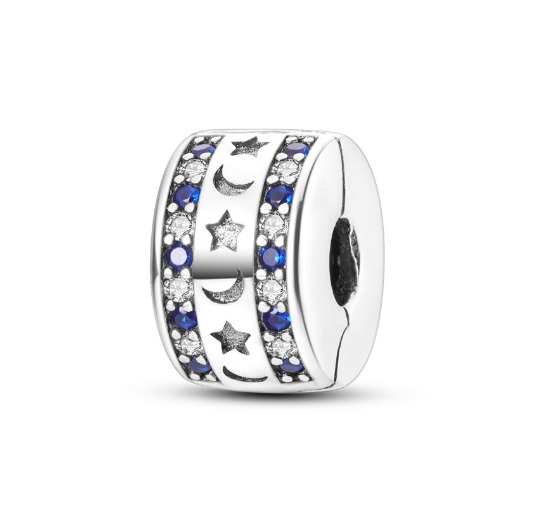 S925 Silver Charm Gorgeous Firework Beads Suitable For Pandora Bracelet Necklace Exquisite Bricolage Jewelry d34