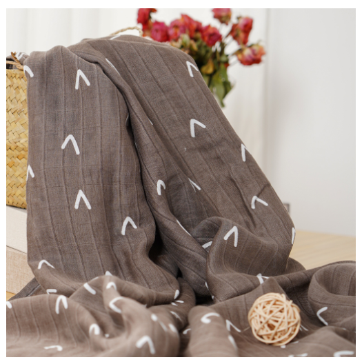 Happyflute Muslin Blanket 70 Bamboo Plus 30 Cotton Baby Swaddle Soft Newborn Bath Towel Baby Wrap Sleepsack Stroller Cover 120x110CM S31