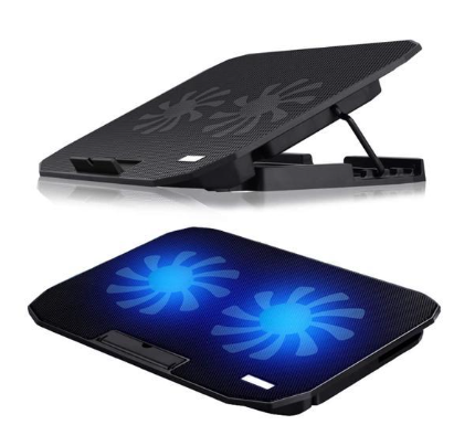 Laptop cooling pad With 2 Fans For 14 -17 Inch Laptop Notebook Dual Fan 342*250*20mm