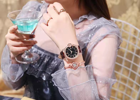 Women's Casual Romantic Starry Sky Wrist Watch / Korean Rhinestone Designer Ladies Watch