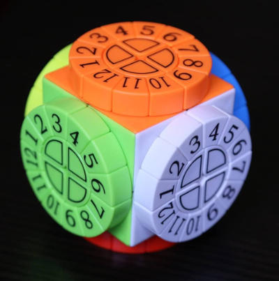 Time Machine Magic Cube Multi-color Speed Cube Decompression Anti Anxiety Educational Toys For Children Men Women