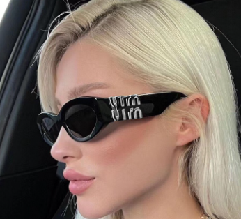 Vintage Oval Women Sunglasses Luxury Designer Brand Men's Small Frame Cat Eye Glasses