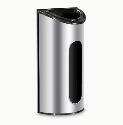 1pc Plastic Bag Holder, Wall-mounted Grocery Plastic Bag Holder And Dispenser, Stainless Steel Punching-free Plastic Bag Rack, For Kitchen, Living Room And Bathroom, Home Organizers And Storage, Home 