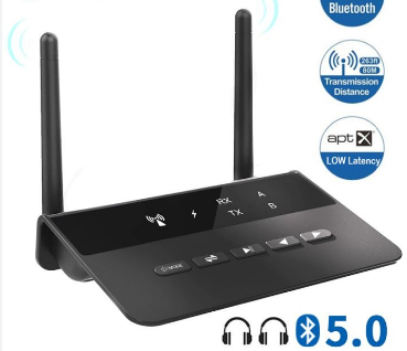 2 In1 80M Range Bluetooth 5.0 Receiver Transmitter CSR Aptx Audio Adapter 3.5mm Audio TX RX RCA USB Wireless Dongle For TV PC