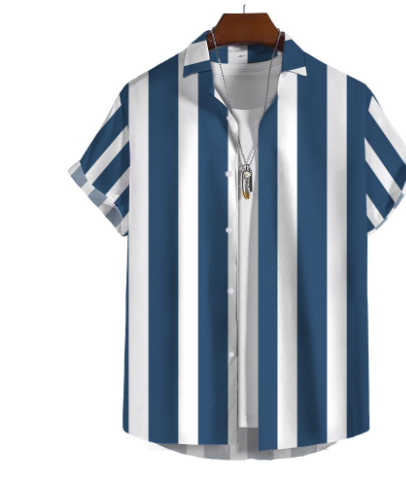 Business Casual Shirts For Men Fashion Street Shirt Summer Beach Party Short Sleeve For Men Tops Clothing