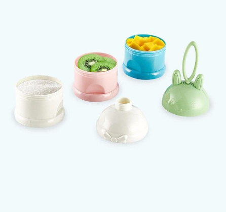 3 Layers Baby Milk Powder Storage Box Milk Storage Bag Food Container