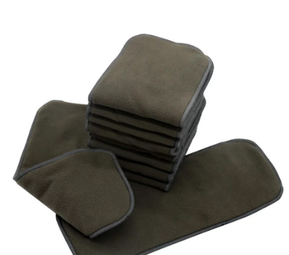 Baby Nappies Bamboo Charcoal Liner nappy diaper Insert For Baby Cloth Diaper Nappy Washable 4 Layers