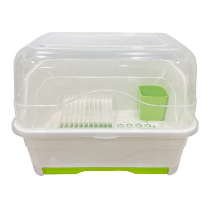 Clean Club Kitchen Master Dish Drying Rack Plates Drainer Dryer Countertop Storage Organizer Holder