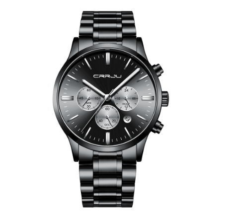 CRRJU New Men Watches Luxury Brand Stainless Steel Quartz Waterproof 2160 XS M4