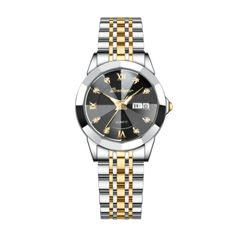 Binbond Original Luxury Stainless Steel Watch Ladies Waterproof Fashion Trend Ladies Quartz Watch F1