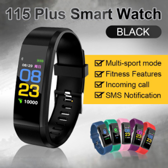 Full HD Smart Watch Fitness Watch with Fitness Tracker Support Android IOS 115plus Full