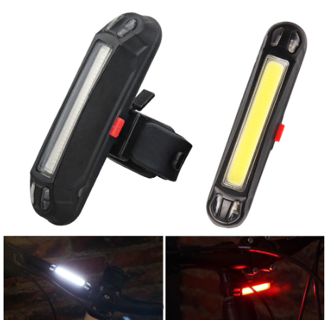 Rear Bike Light Taillight Safety Warning USB Rechargeable Bicycle Tail Comet