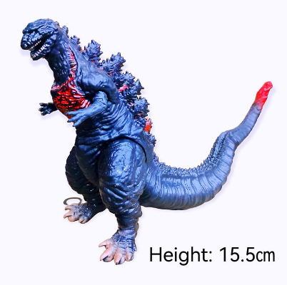 Eric Shin Godzilla Dinosaur Toys Pvc Red+Black Action Figures Collectible Modely