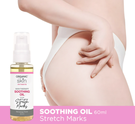 Organic Skin Japan Intimate Soothing Oil 60ml for Stretch Marks & Scar Remover