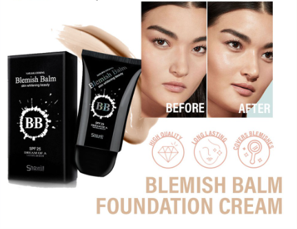 Shawill Whitening BB Cream Waterproof Foundation and Sweatproof 45m