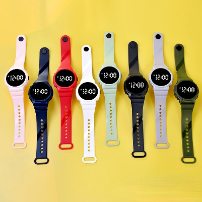 LED Digital Watch Women Silicone Band Sports Electronic Watches