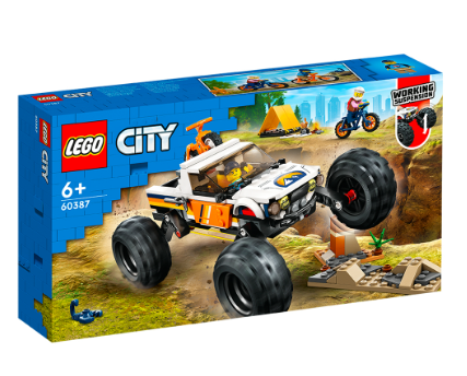Lego 60387 City 4x4 Off-Roader Adventures 252 pcs Building Blocks