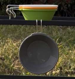 Camping Bowl Anti Fall Portable Camping Bowl Utensil for Fishing Barbecue Hiking