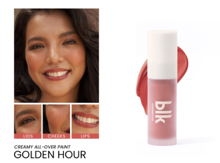 blk cosmetics fresh creamy all over paint golden hour