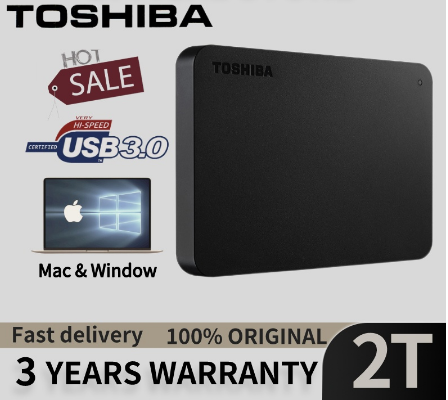 Toshiba External Hard Drive Expansion USB 3.0 HDD 2TB.1TB. Portable 2.5" Hard Drive