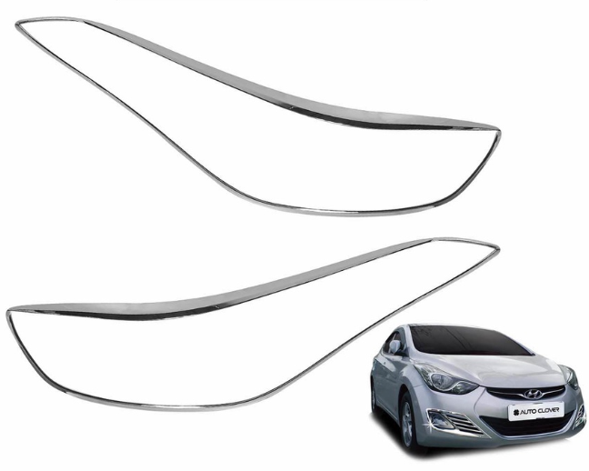 Auto Clover Head Lamp Garnish 2pcs Set B699 For Hyundai Avante MD. Elantra 2010 - 2012