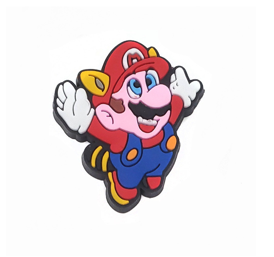 Cute Mushroom Flower Jibbitz for Crocs Pin Super Mario Game Croc Jibbits Star Shoe Charms Dragon Jibits Charm Men Shoes Accessories M18