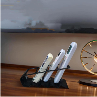 4-Grid Storage Rack TV Air Conditioning Remote Control Stand Holder Desktop Shelf Sundries Organizer Home Office Storage Holders