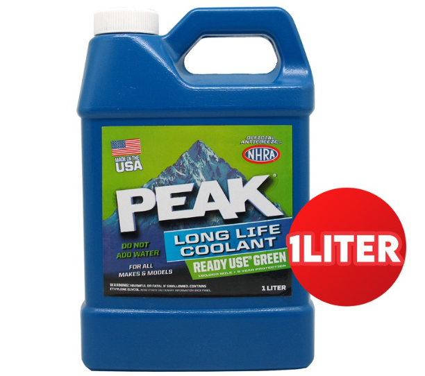Peak Long Life Ready Use Antifreeze Coolant 1L