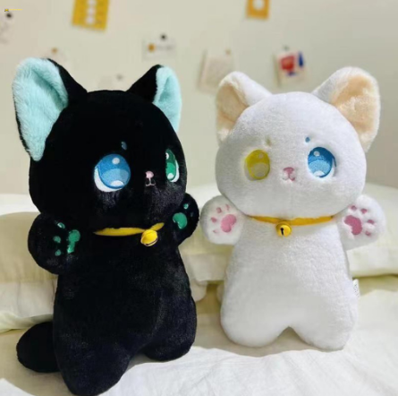 Cute Cat Plush Toy Stuffed Animal Doll Creative Cute Simulation Stuffed Toy