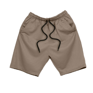 COLLAB by Inspi Walking Basketball Shorts for Men Korean Mens Short for Women (Khaki)