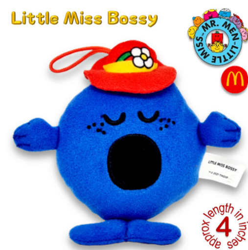 Mr Men Little Miss McDo Hanging Plushies Bag Charm Stuffed Toys McDo3
