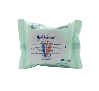 Johnson High Quality Wet 3 in 1 Facial Baby Wipes 25 Pulls