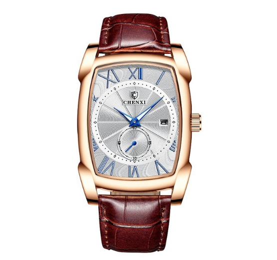 CHENXI New Watch Luxury Retro Men Business Watches Waterproof Quartz Wristwatch Male Calendar Roman Numerals Stop Watch m001