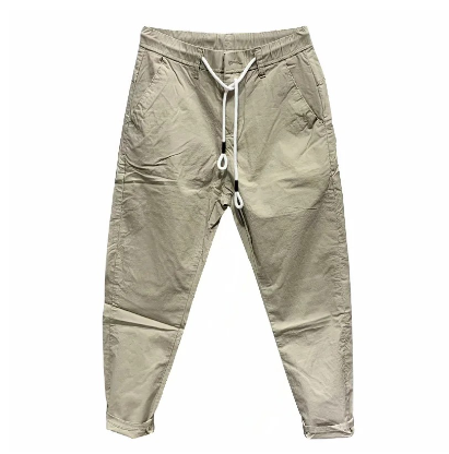 Men's Plain Cargo elastic casual jogging pants